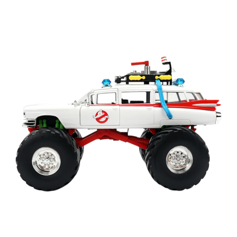 Jada 1:24 Scale Ghostbusters Ecto-1 Monster Truck Diecast Vehicle