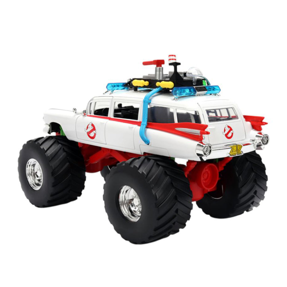 Jada 1:24 Scale Ghostbusters Ecto-1 Monster Truck Diecast Vehicle