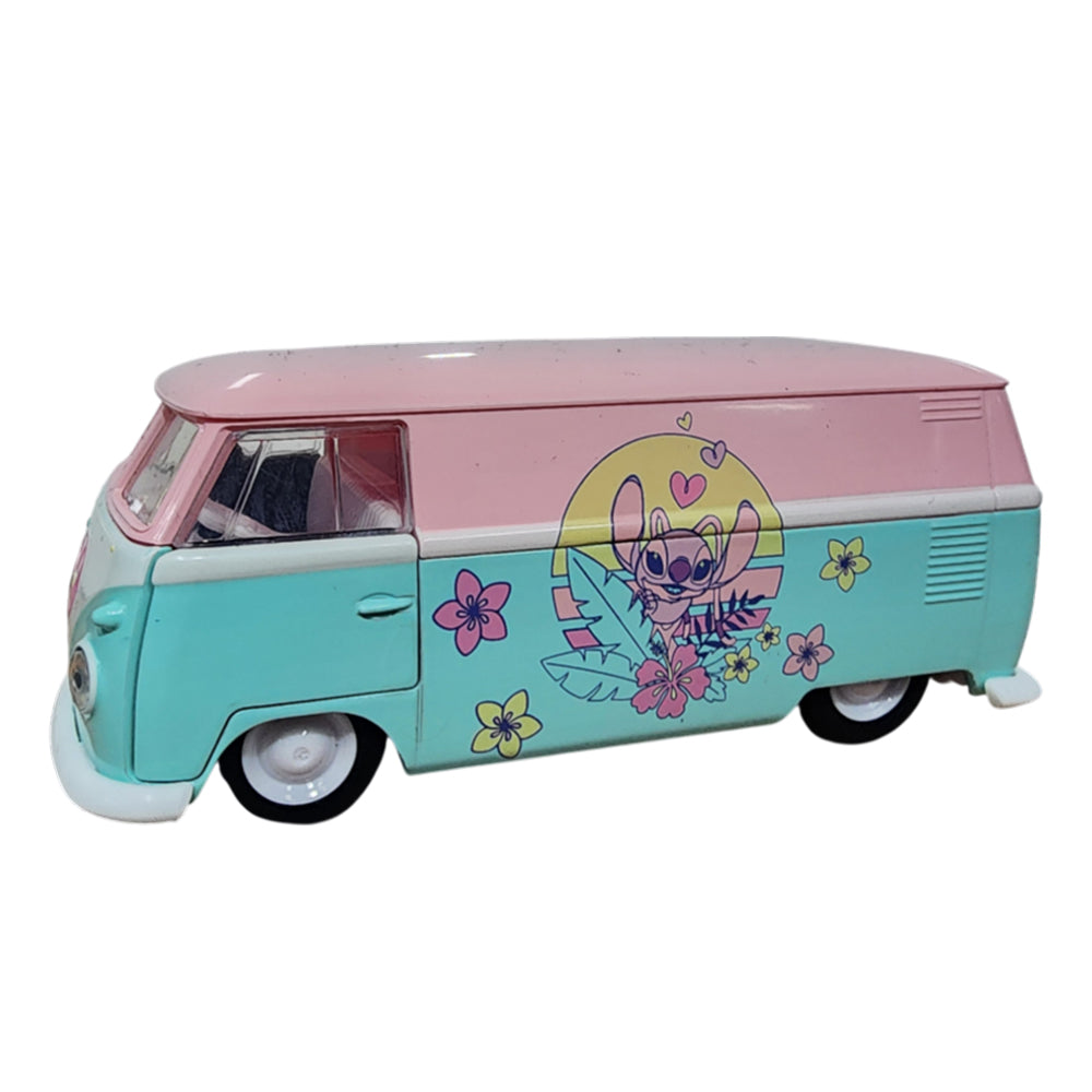 Jada 1:32 Scale Lilo & Stitch Angel Themed 1961 Volkswagon Bus Diecast Vehicle