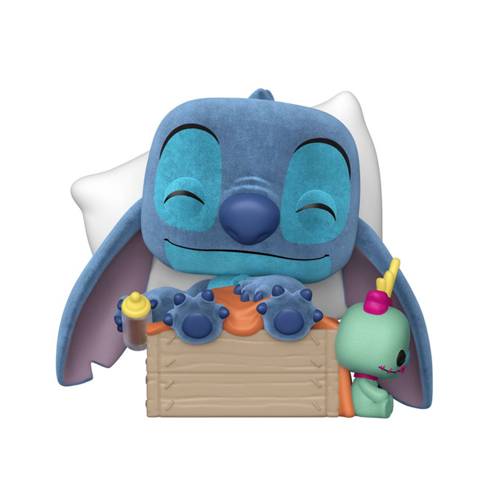 Funko Lilo & Stitch Sleeping Stitch In Box Flocked Pop! Plus Figure Collectible