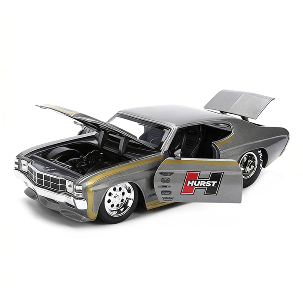 Jada 1:24 Scale Big Time Muscle 1971 Chevy Chevelle SS Diecast Car