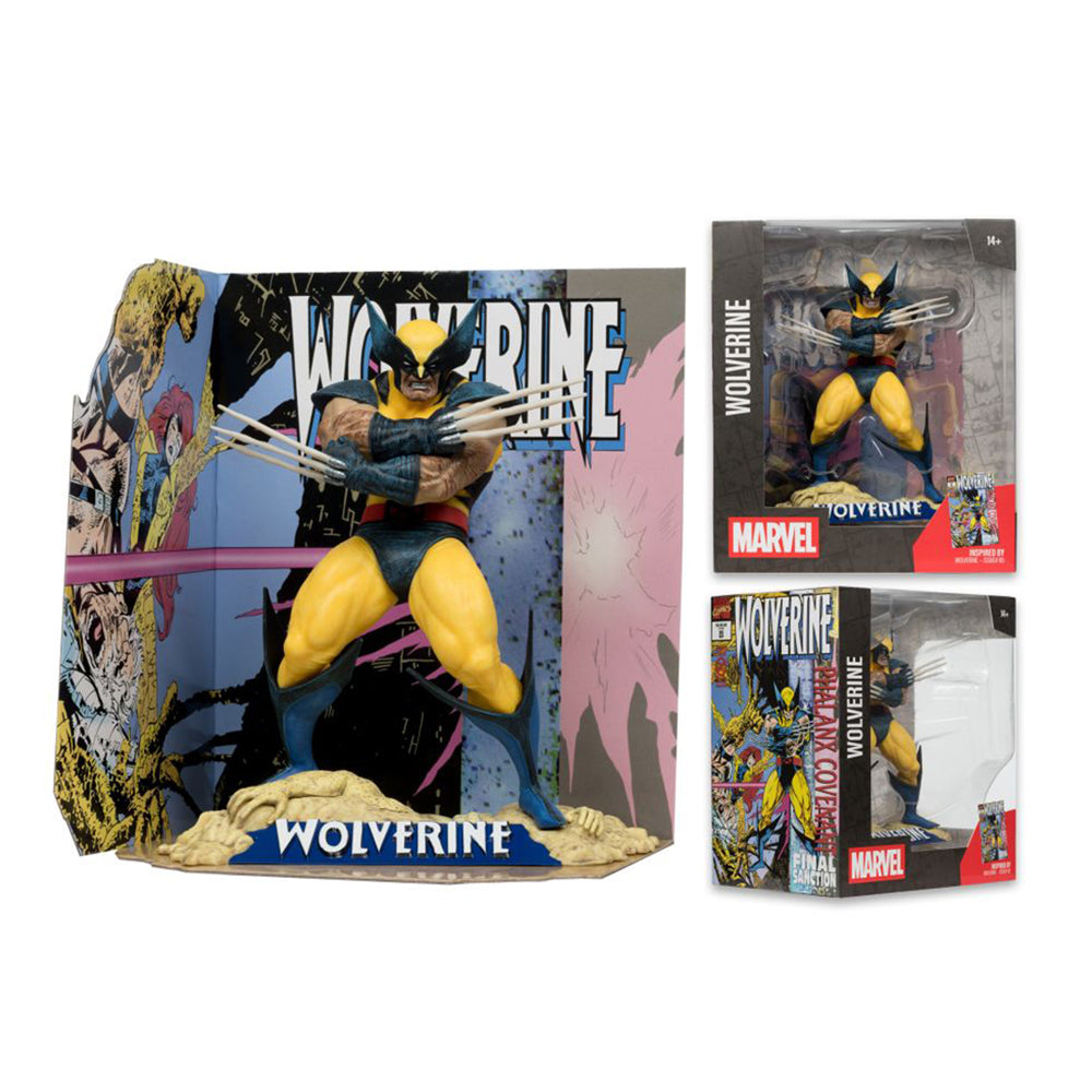 McFarlane Marvel 1:10 Scale Wolverine Posed Figure Collectible