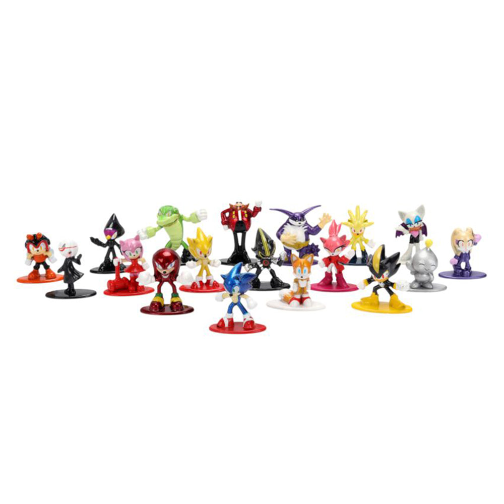 Jada Sonic The Hedgehog Nano MetalFig Diecast Figure Collectible 18-Pack