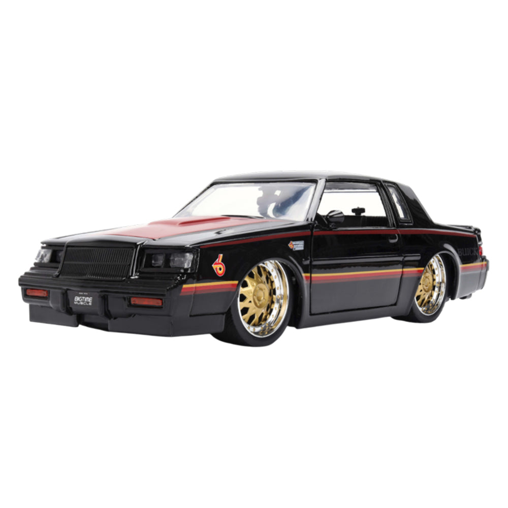 Jada 1:24 Scale Big Time Muscle 1987 Buick Grand National Black Diecast Model