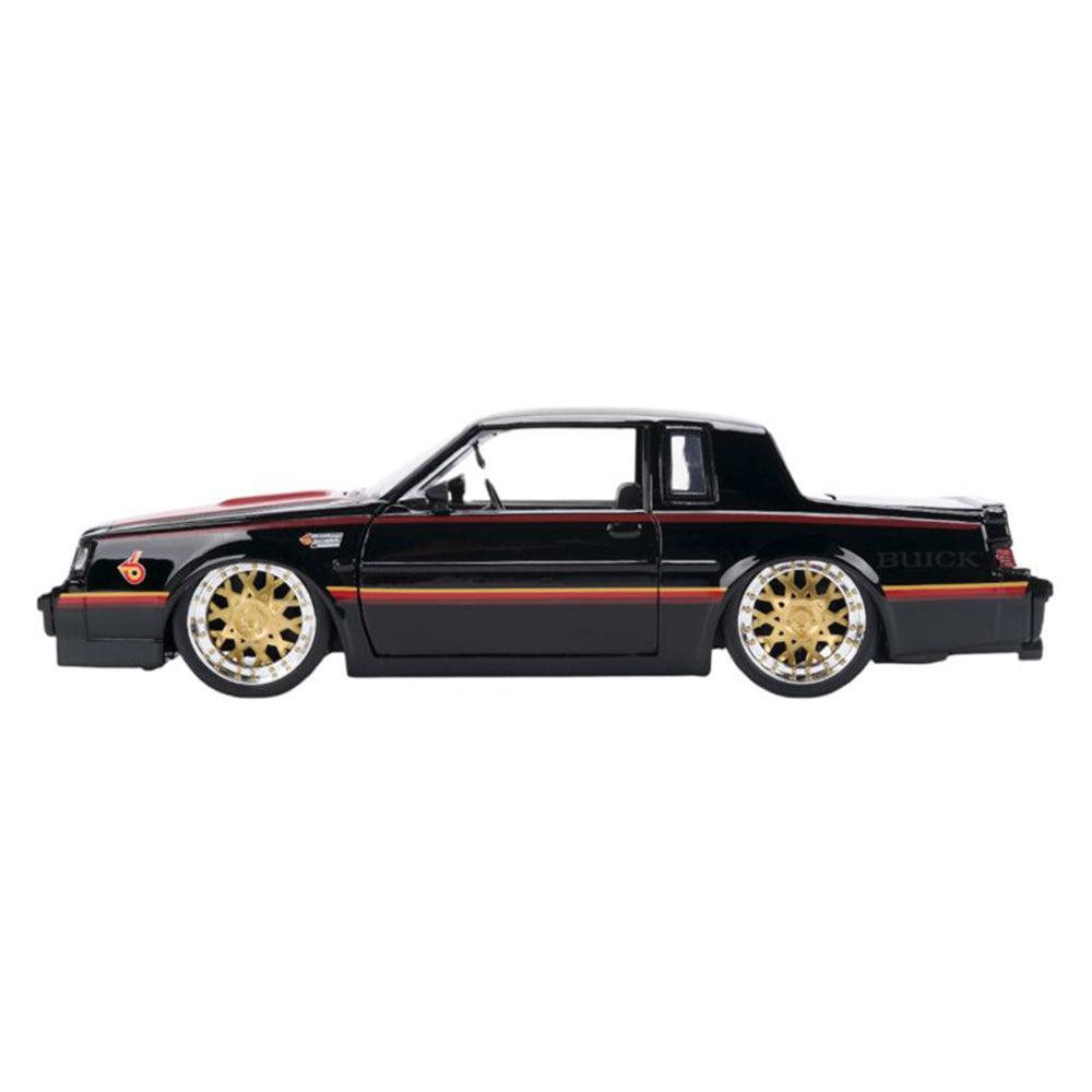 Jada 1:24 Scale Big Time Muscle 1987 Buick Grand National Black Diecast Model