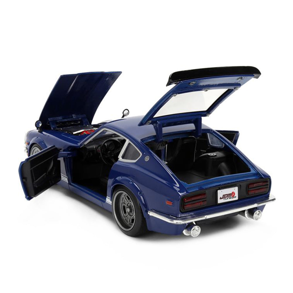 Jada 1:24 Scale JDM Tuners 1972 Datsun 24OZ Blue Diecast Car