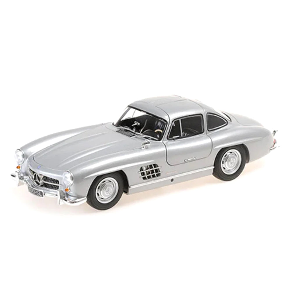 Minichamps 1:18 Scale Mercedes-Benz 300 SL Gullwing W198 I 1954 Silver Car Model