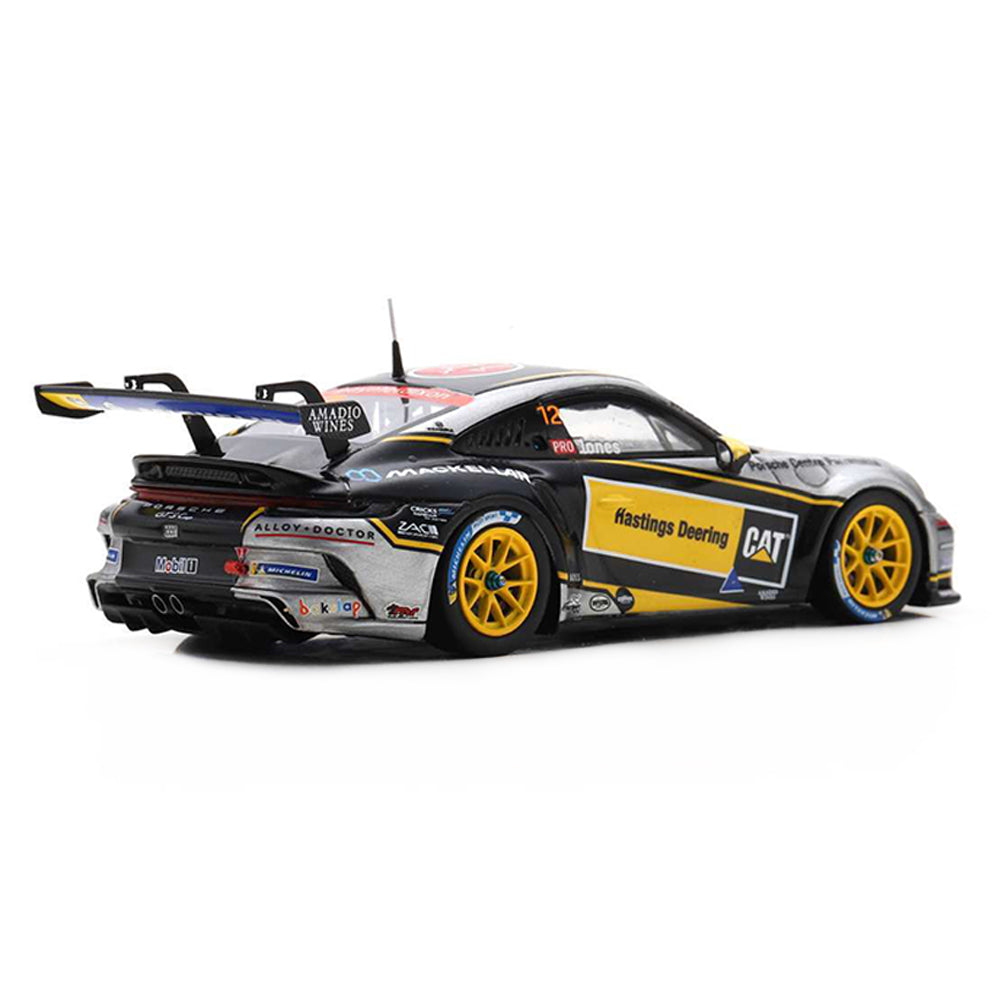 Spark 1:43 Scale Porsche 911 GT3 #12 Carrera Cup Australia Champion 2022 Harri Jones