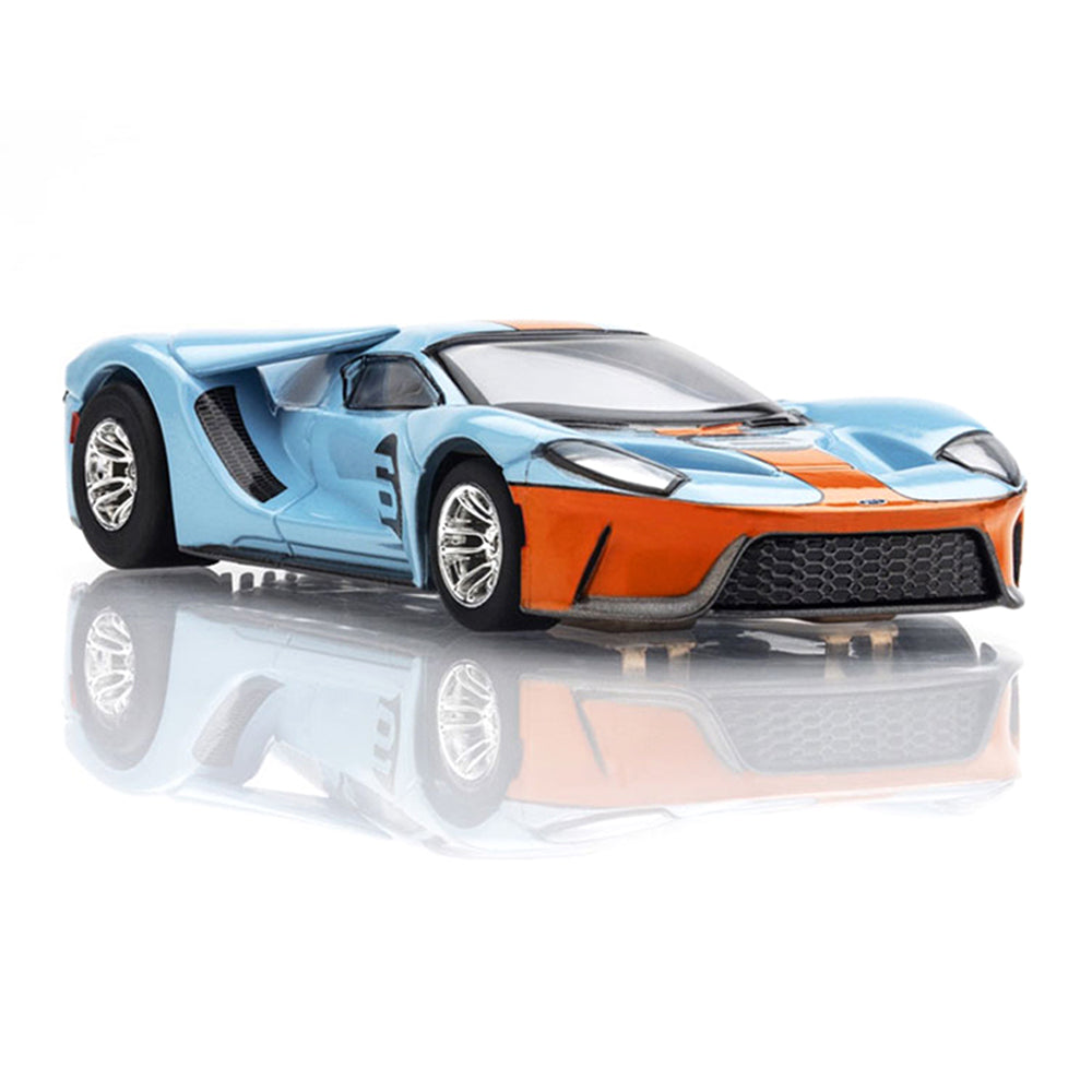 AFX Mega G+ Ford GT Hertage Gulf #6 HO Scale Slot Car Model