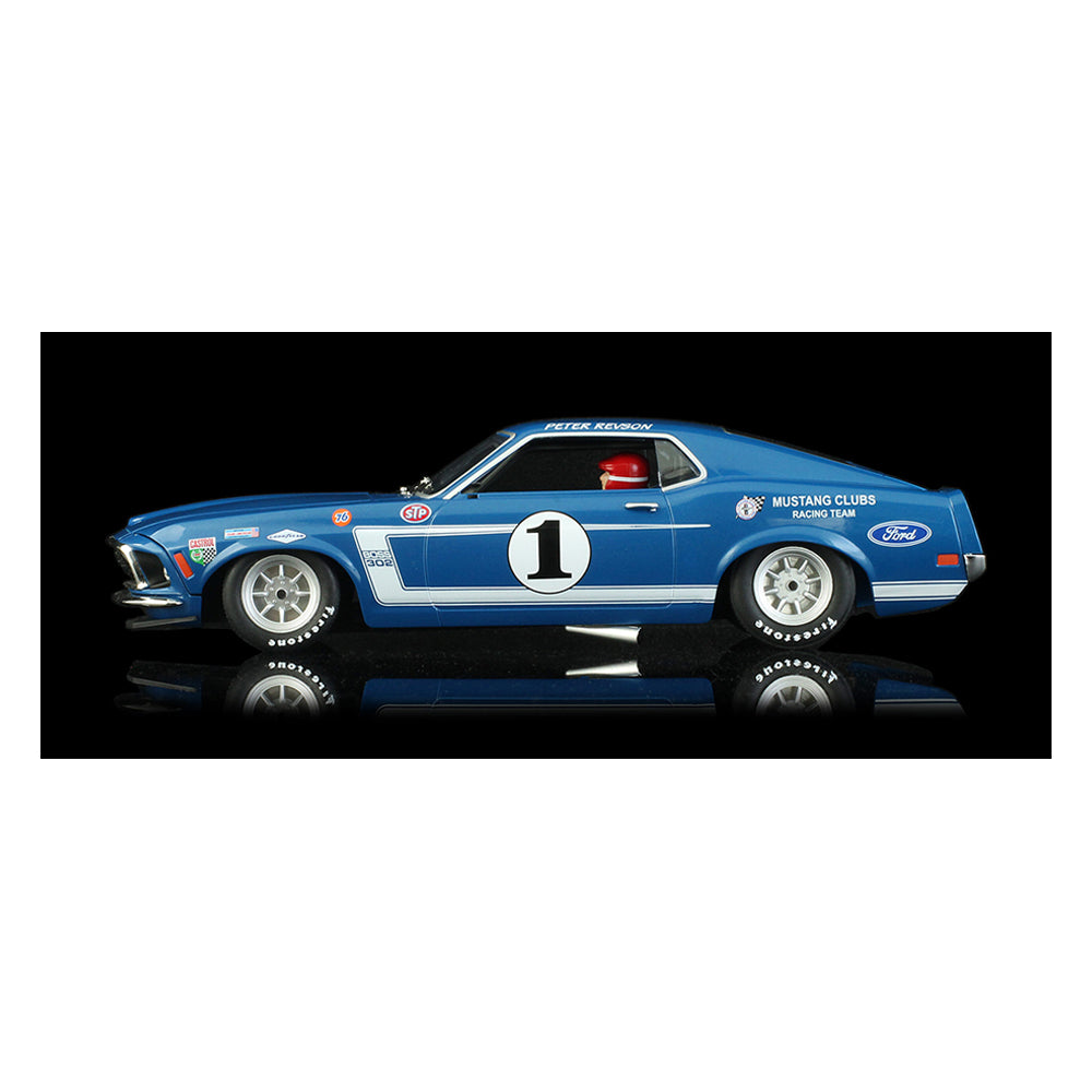 BRM 1:24 Scale Ford Mustang Boss 302 Shelby #1 Solt Car Biue Model Toy