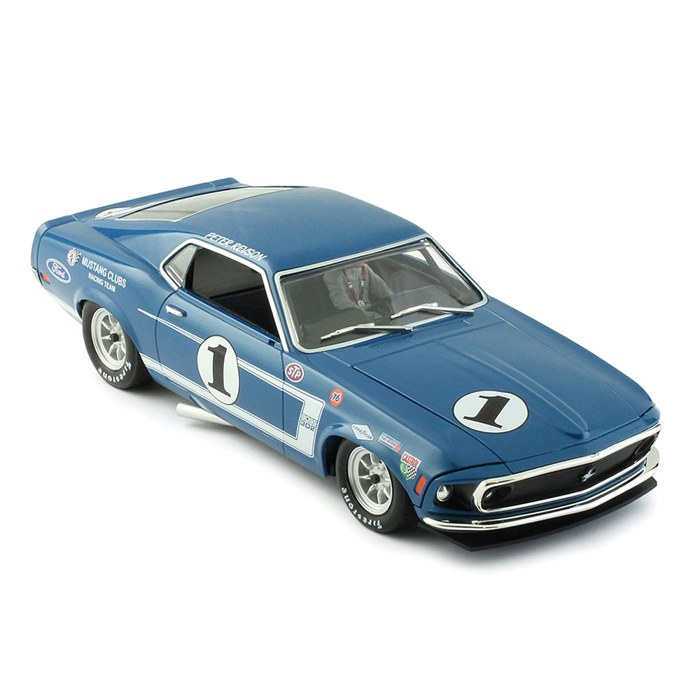 BRM 1:24 Scale Ford Mustang Boss 302 Shelby #1 Solt Car Biue Model Toy