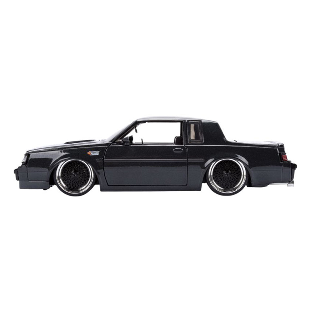Jada 1:24 Scale Pink Slips 1987 Buick Grand National Black Diecast Car