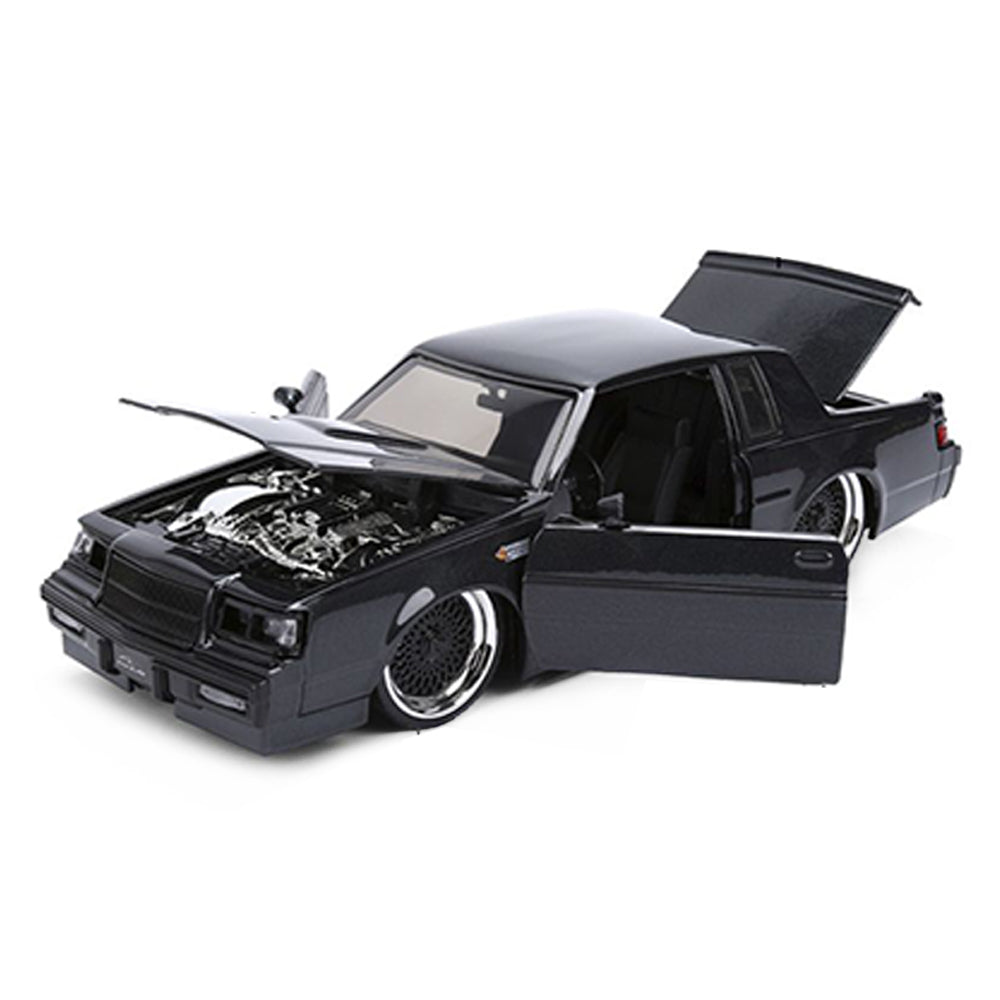 Jada 1:24 Scale Pink Slips 1987 Buick Grand National Black Diecast Car