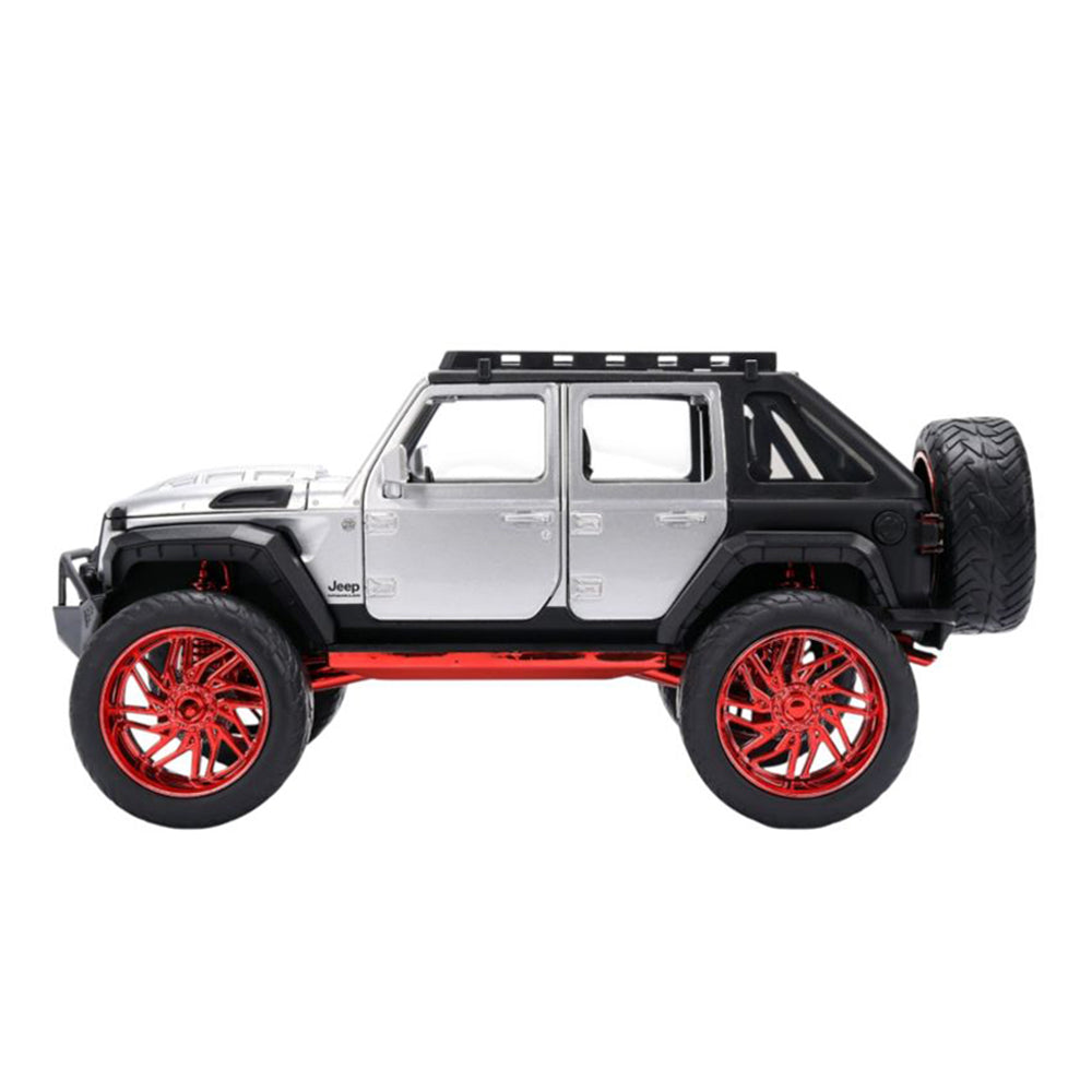 Jada 1:24 Scale Pink Slips 2023 Jeep Wrangler Diecast Vehicle