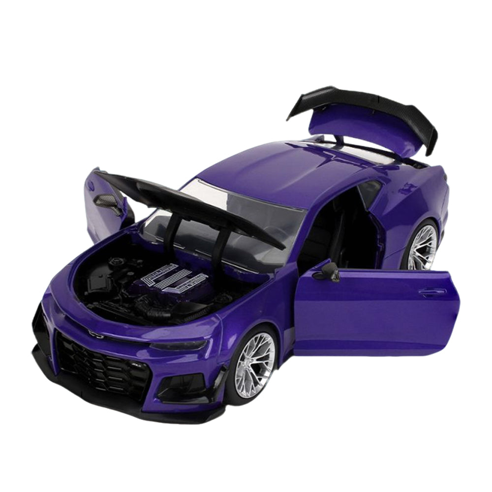 Jada 1:24 Scale Pink Slips 2024 Chevrolet Camaro ZL1 1LE Purple Diecast Car