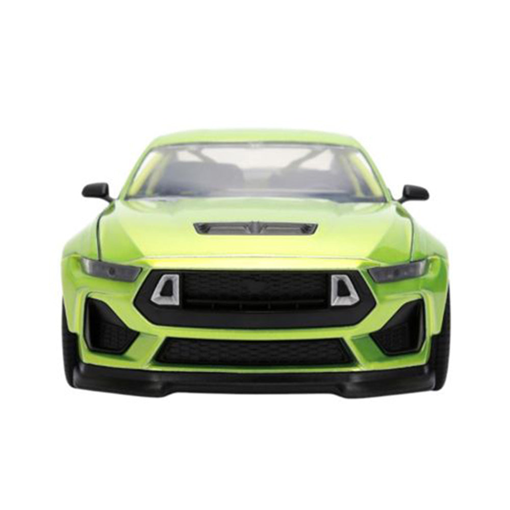 Jada 1:24 Scale Pink Slips 2025 Ford Mustang RTR Spec 5-D Green Diecast Car