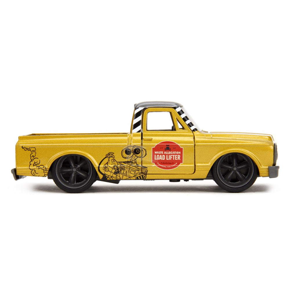 Jada 1:32 Scale Disney Pixar Wall-E 1972 Chevrolet Cheyenne Diecast Pickup Truck