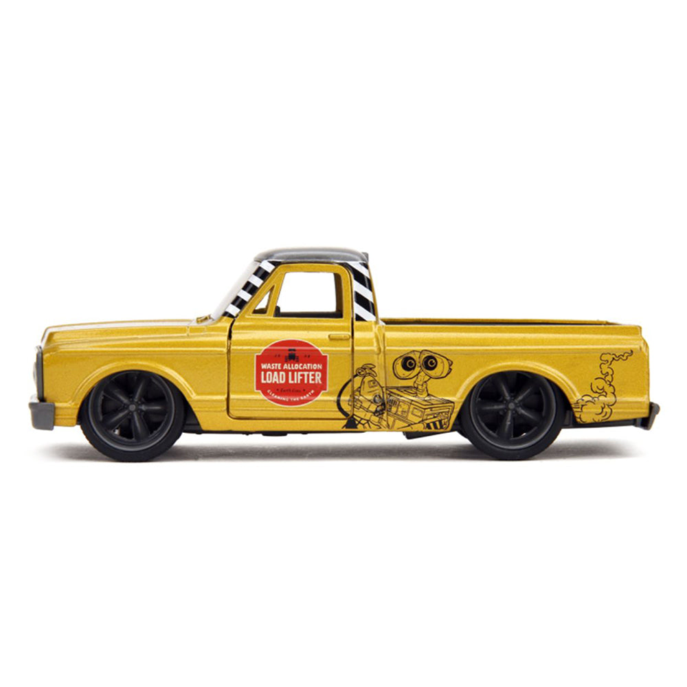 Jada 1:32 Scale Disney Pixar Wall-E 1972 Chevrolet Cheyenne Diecast Pickup Truck