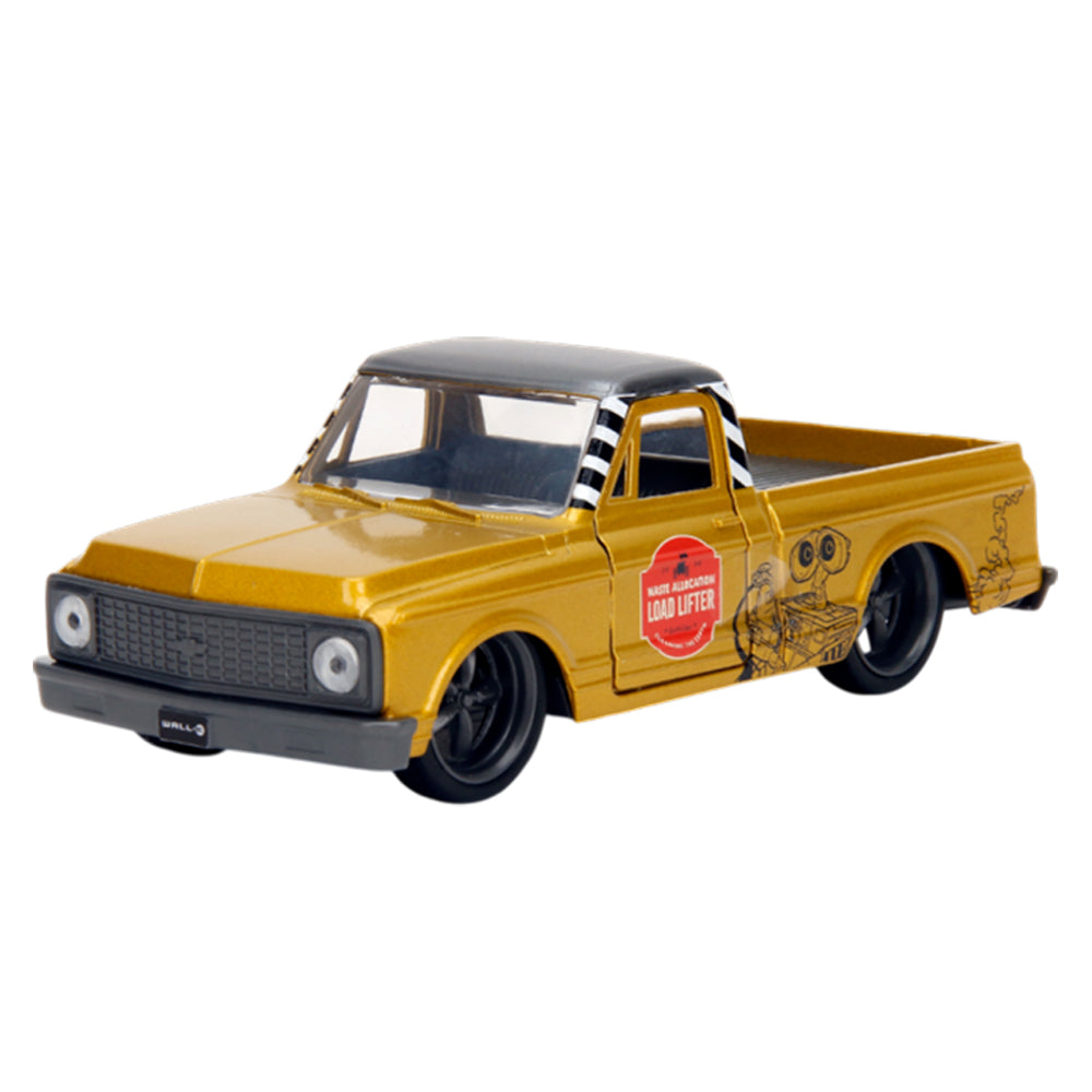 Jada 1:32 Scale Disney Pixar Wall-E 1972 Chevrolet Cheyenne Diecast Pickup Truck
