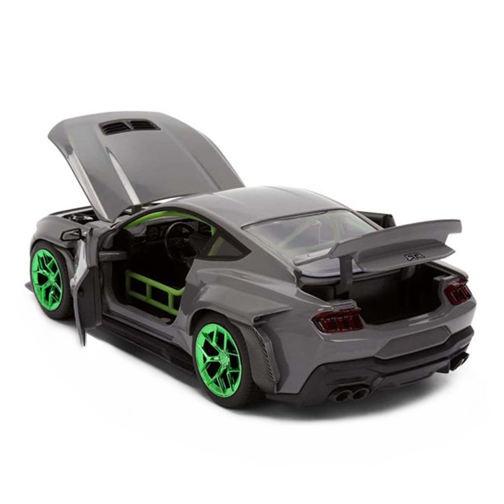 Jada 1:24 Scale Big Time Muscle Ford Mustang RTR Green Wheels Diecast Car