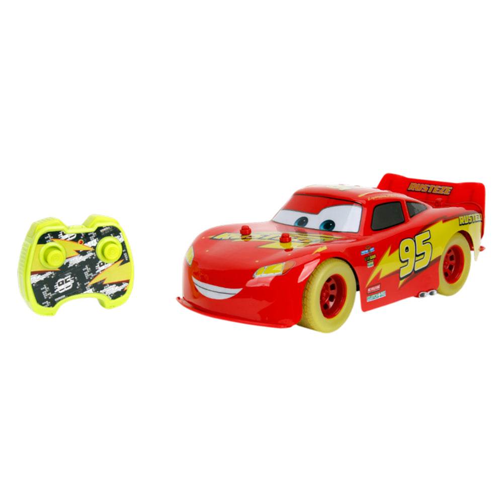 Jada 1:14 Scale Cars Lightning Mcqueen Glow Racers Remote Control Vehicle
