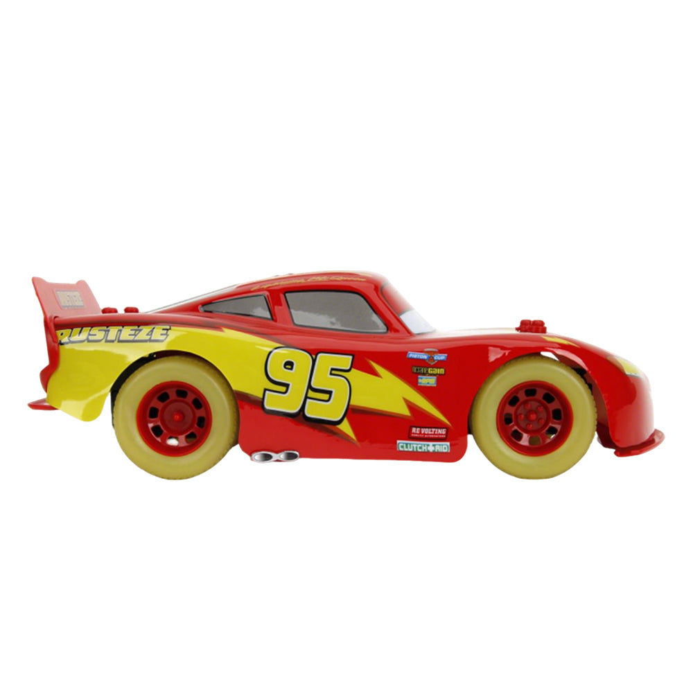 Jada 1:14 Scale Cars Lightning Mcqueen Glow Racers Remote Control Vehicle