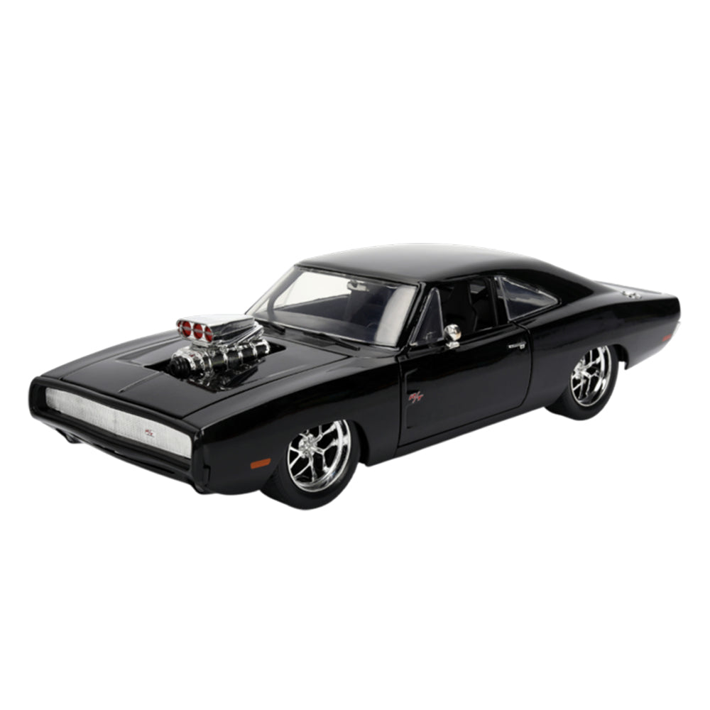 Jada 1:24 Scale Fast & Furious 1970 Dodge Charger Street Black Diecast Car