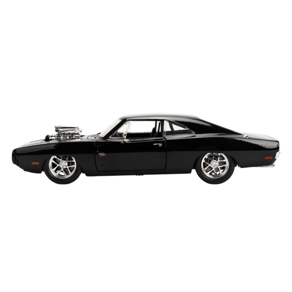 Jada 1:24 Scale Fast & Furious 1970 Dodge Charger Street Black Diecast Car