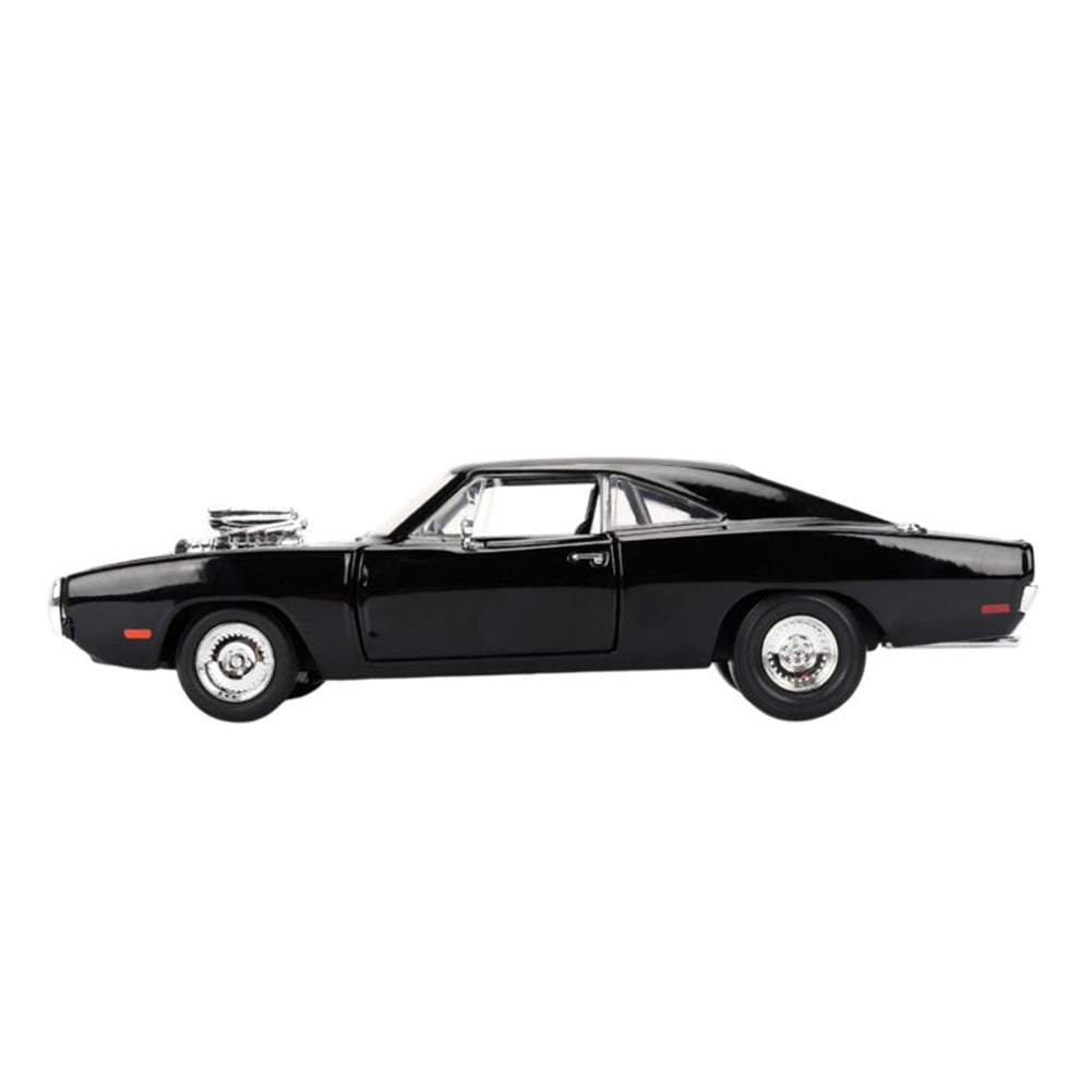 Jada 1:24 Scale Fast & Furious 9 1970 Dom's Dodge Charger R/T Black Diecast Car