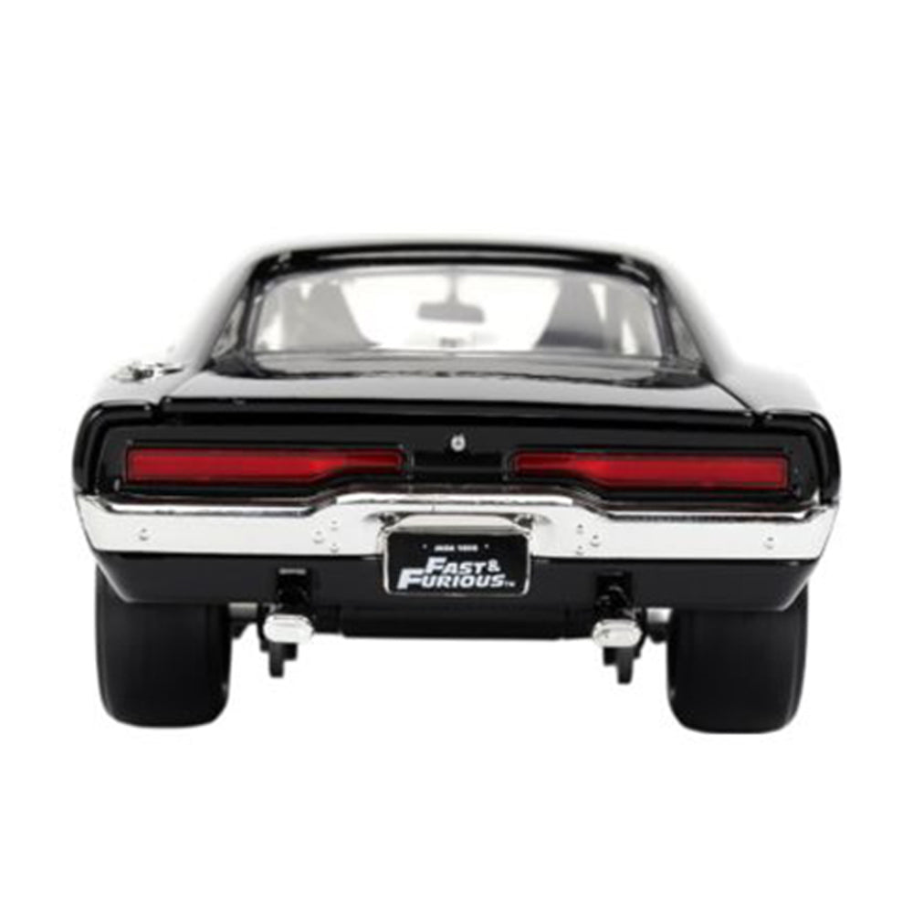 Jada 1:24 Scale Fast & Furious 9 1970 Dom's Dodge Charger R/T Black Diecast Car