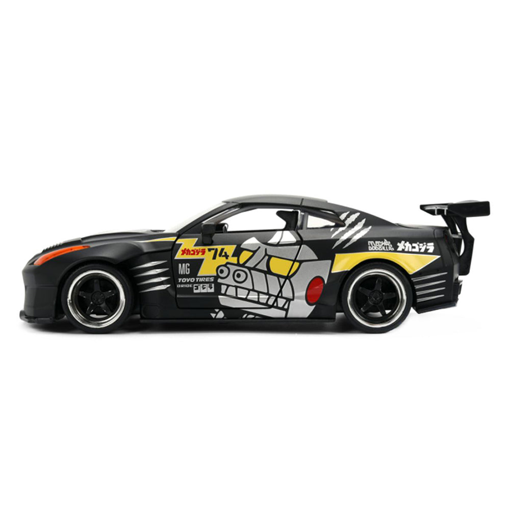 Jada 1:24 Scale Godzilla 2009 Nissan GT-R R35 Ben Sopra Diecast Vehicle