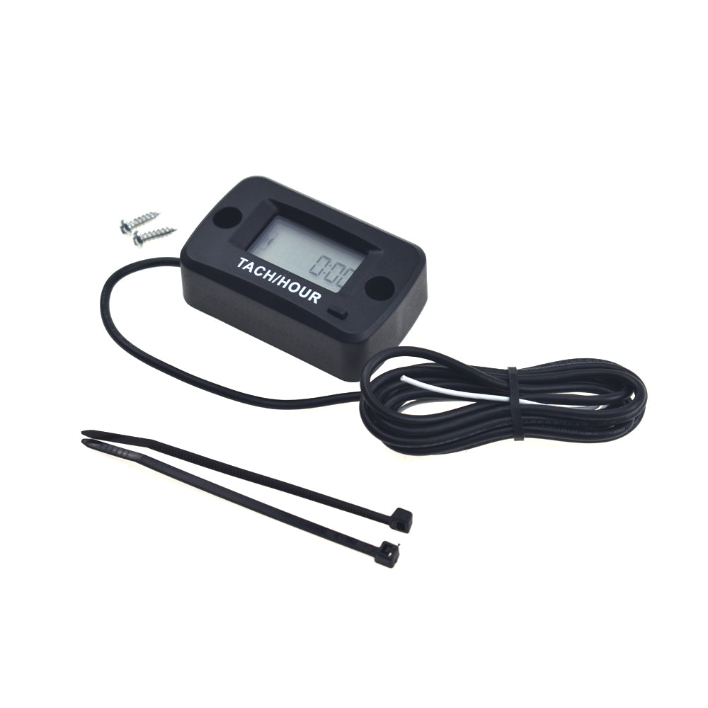 Tacho Tach Hour Meter Motorcycle Boat Mower Generator Engine For 2-Stroke 4-Stroke