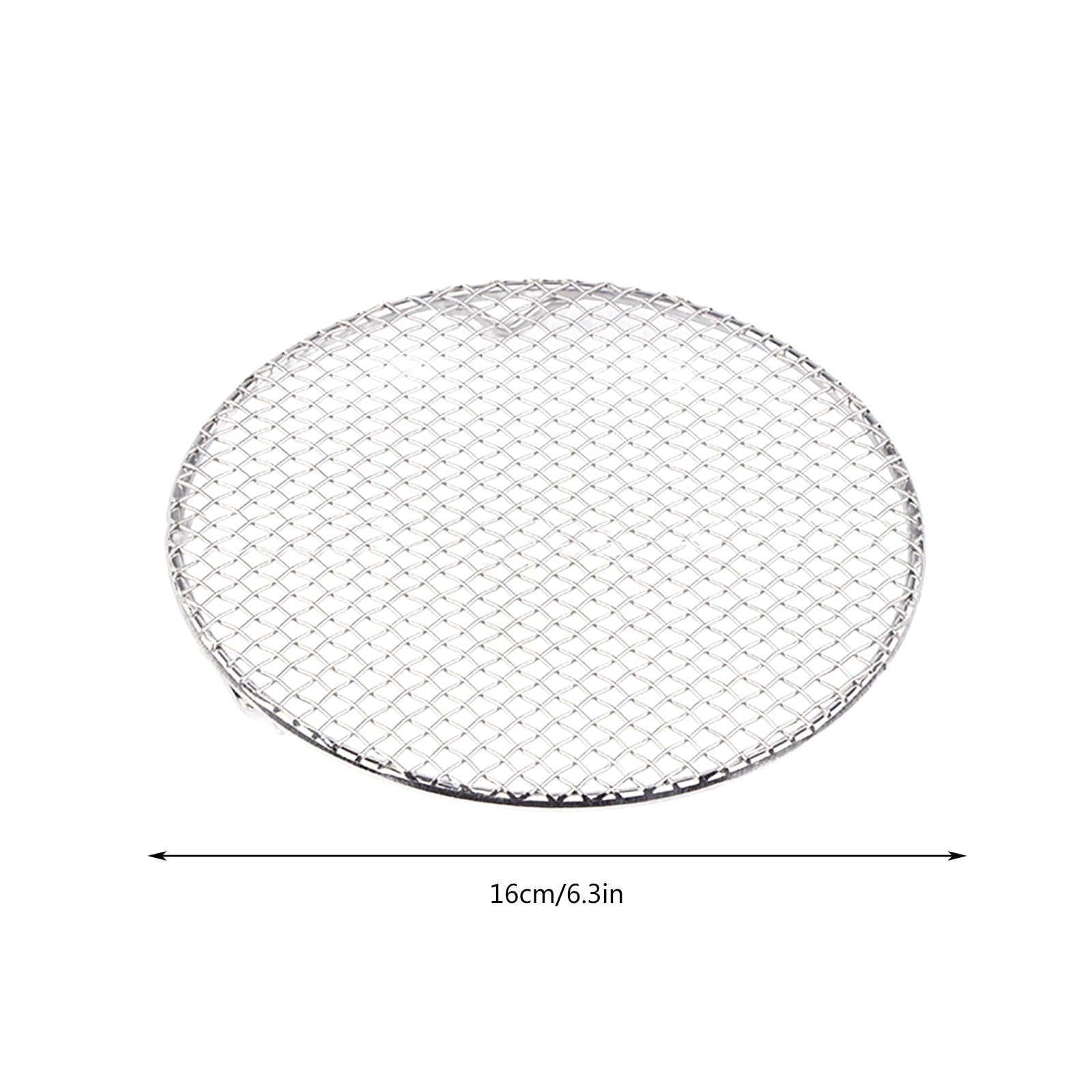 JWDX Barbecue Grill Clearance! Outdoor Home Cooking Stainless Steel Barbecue Rectangular Semicircular Multi Shape Multi Size Storage Barbecue Net, Tempura Fried Food Net Rack Japanese Cuisine S6-C