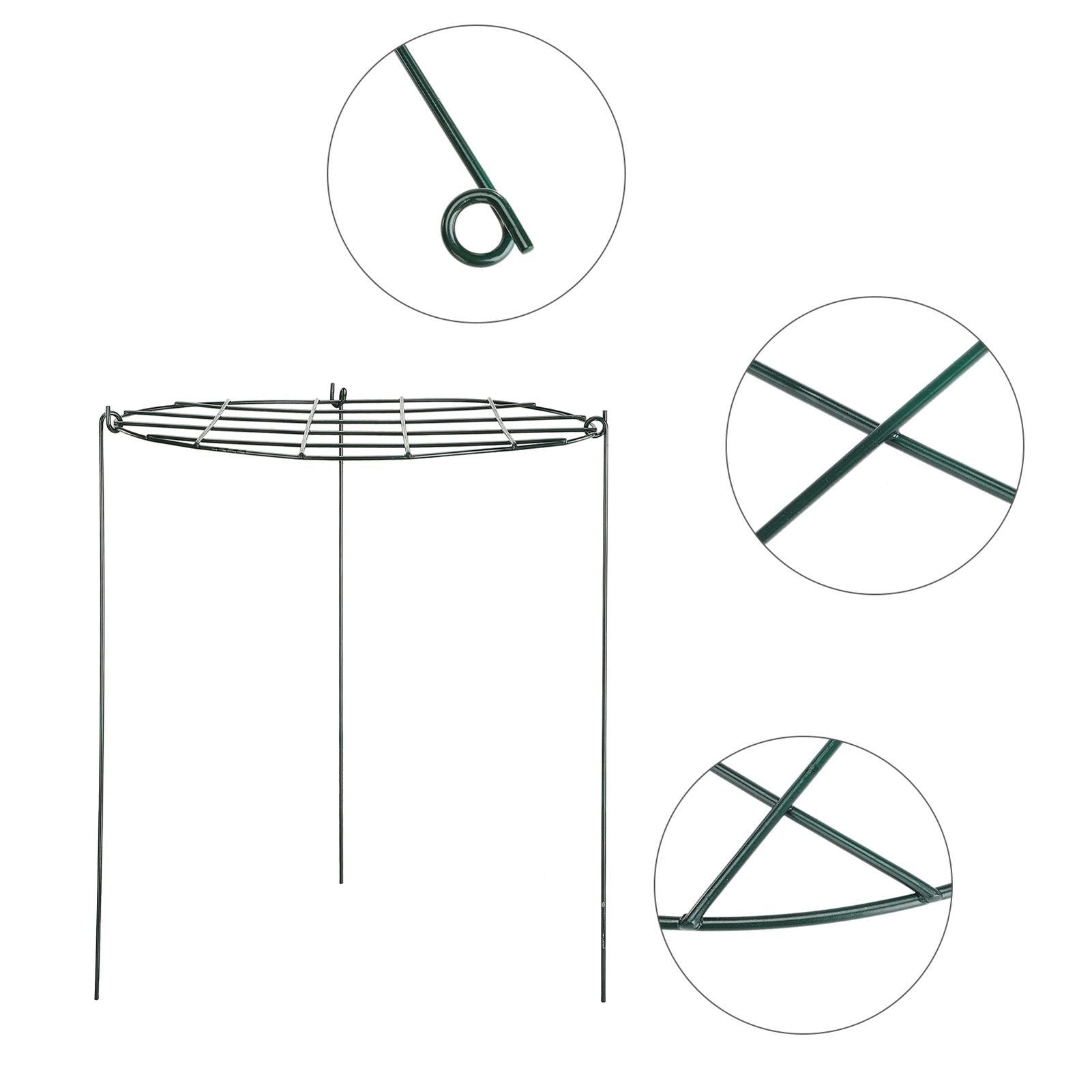 Garden Grid Shaped Iron Metal Plant Stand Strawberry Stand Plant Support Stake