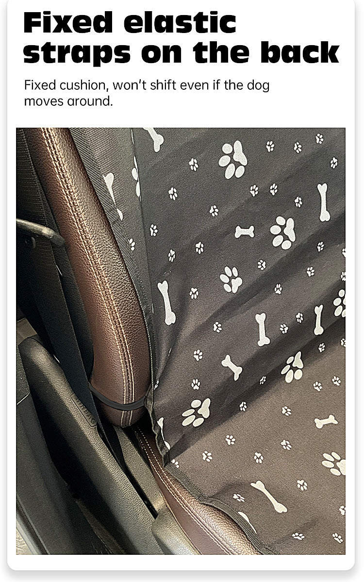 4 Pcs Pink Waterproof Pet Car Seat Cover - Scratch-Resistant Oxford Cloth for Dogs and Cats (106 x 49 cm)
