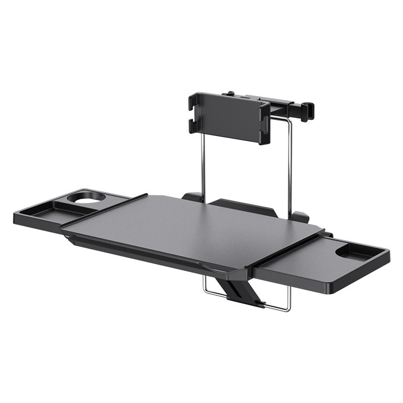 Load Capacity 10kg Multi-Function Car Steering Wheel & Seat Back Tray - Foldable Desk with Drink Holder