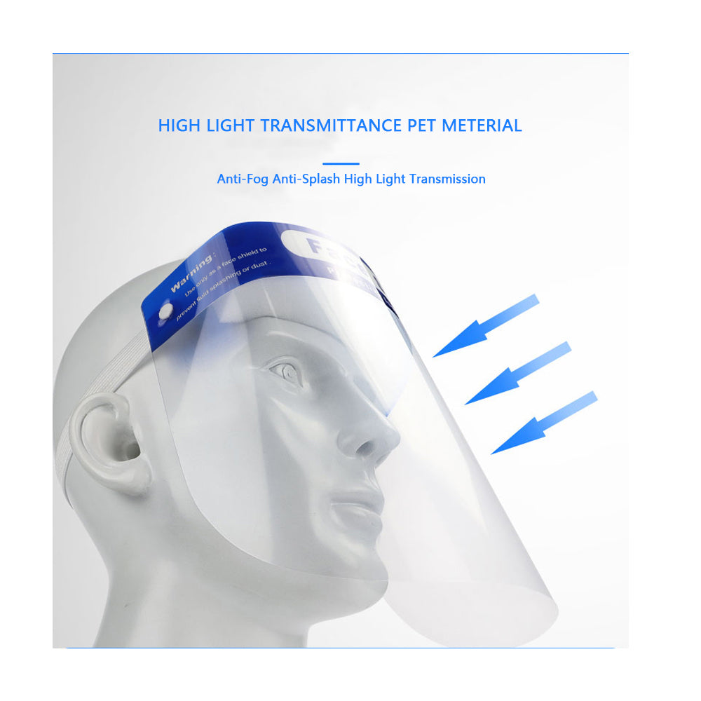 2Pcs Safety Face Shield Eyes Mouth Anti-Fog Full Covering Protector AU stock