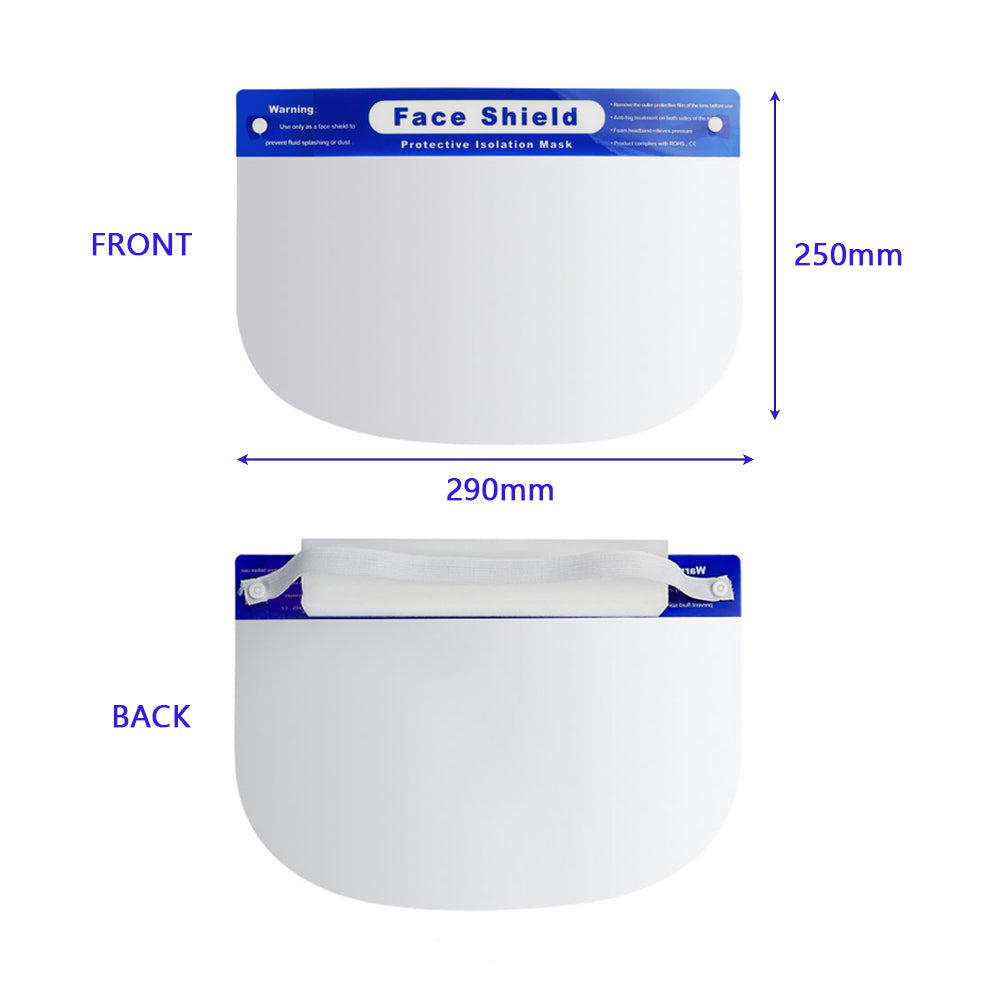 1Pcs Safety Face Shield Eyes Mouth Anti-Fog Full Covering Protector AU Stock