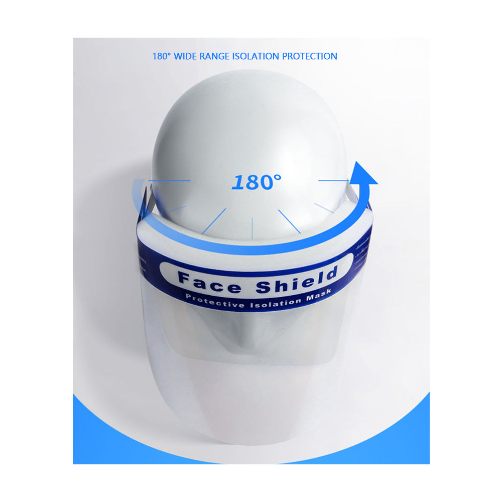 2Pcs Safety Face Shield Eyes Mouth Anti-Fog Full Covering Protector AU stock