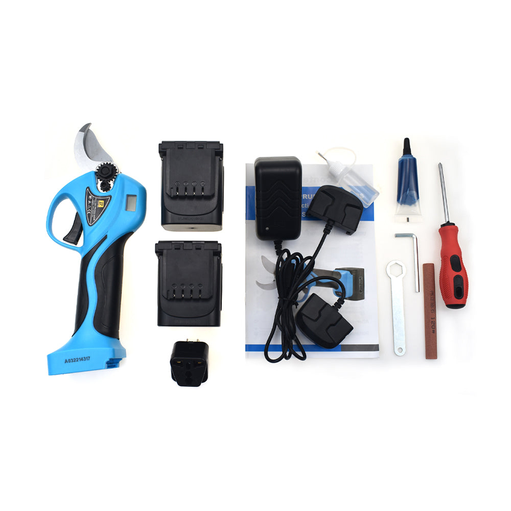 Electric Pruning Shears 2 Battery 32mm Cutting Diameter With Intelligent Screen