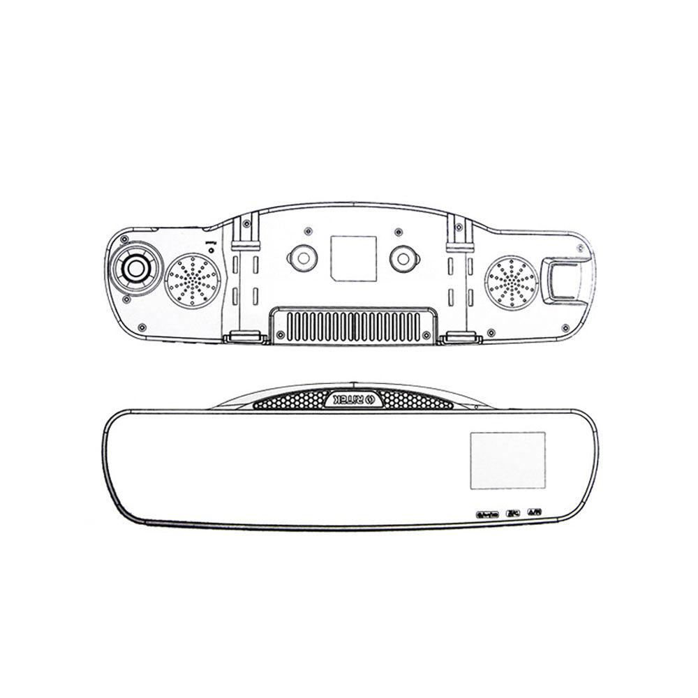 Ritek Full HD 1080 CRMT 01 Rearview Mirror + Driving Recorder
