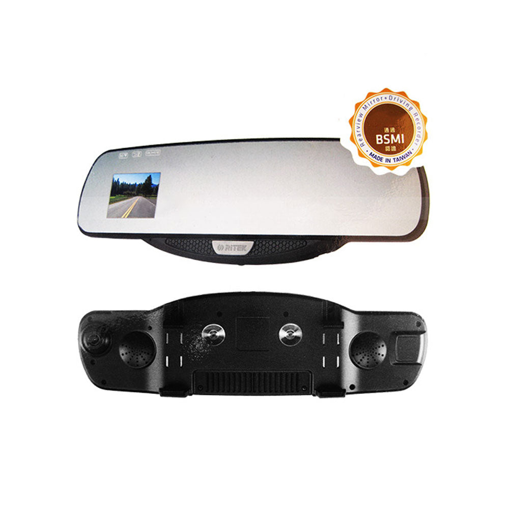 Ritek Full HD 1080 CRMT 01 Rearview Mirror + Driving Recorder