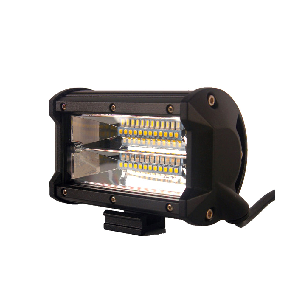 2x 5inch Flood LED Light Bar Offroad Boat Work Driving Fog Lamp Truck Scene 4x4