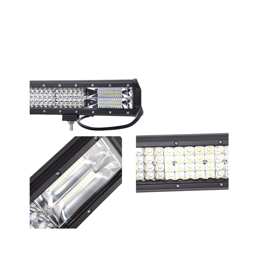 23 Inch Philips LED Light Bar Quad Row Combo Beam 4x4 Work Driving Lamp 4wd
