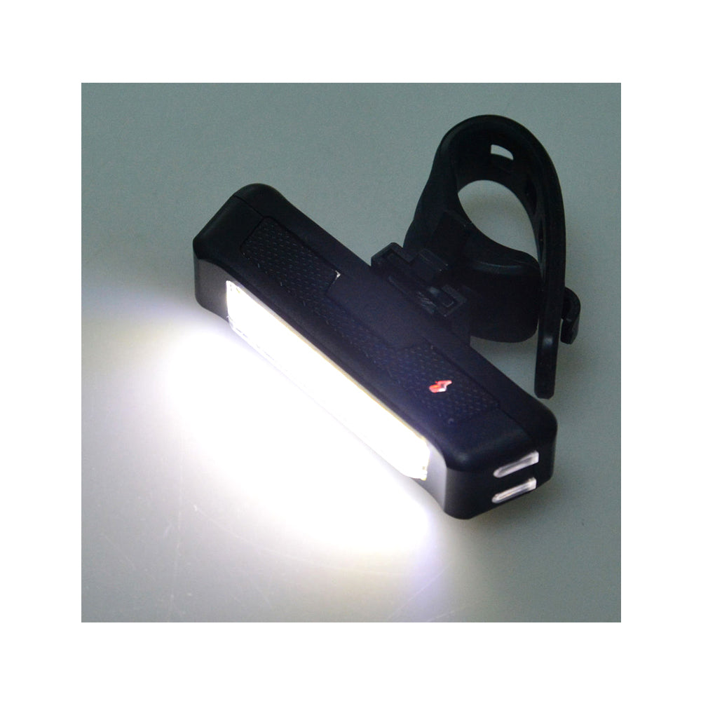 Set USB Rechargeable LED Bike Front Light headlight lamp Bar rear Tail Wide Beam