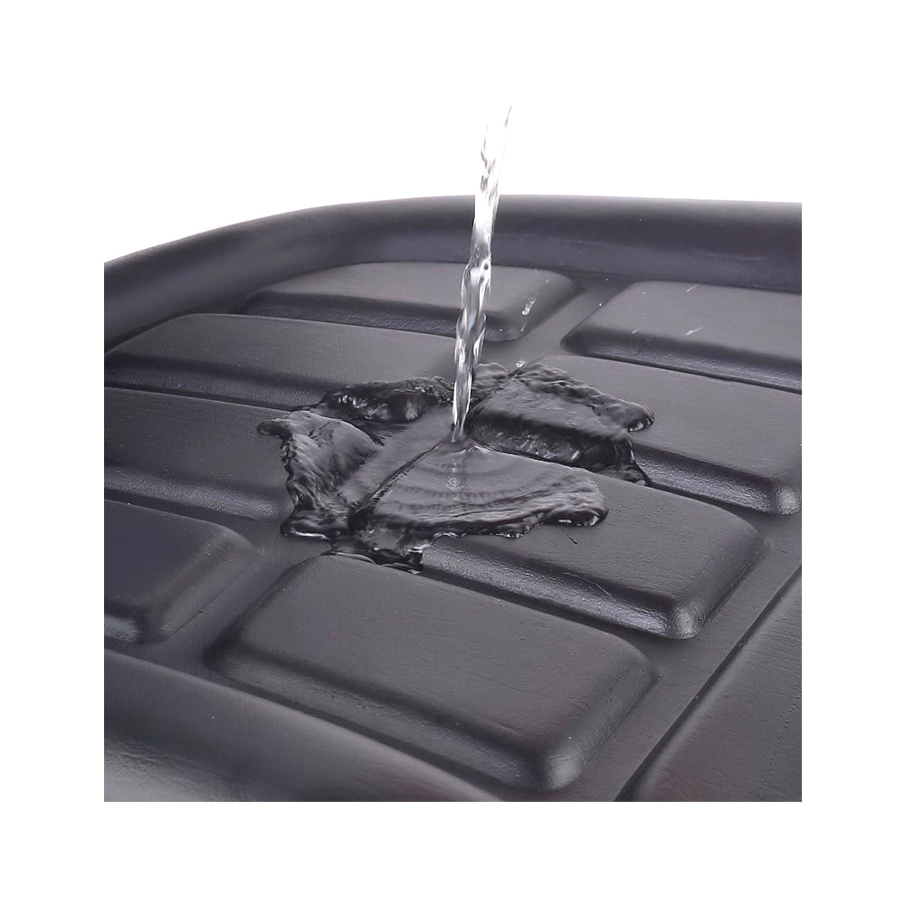 Giantz PU Leather Tractor Seat with Sliding Track - Black