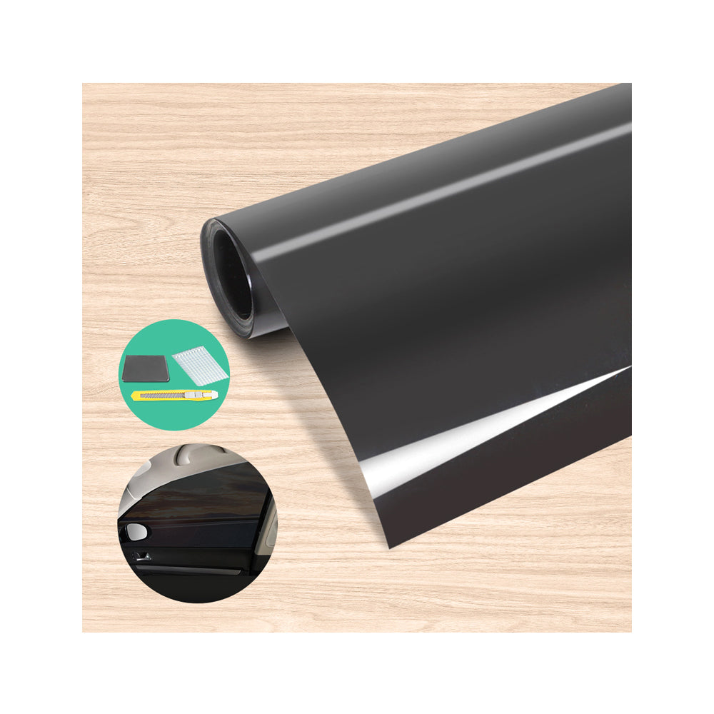 Giantz Window Tint Film Black Commercial Car Auto House Glass 76cm X 7m VLT 5%