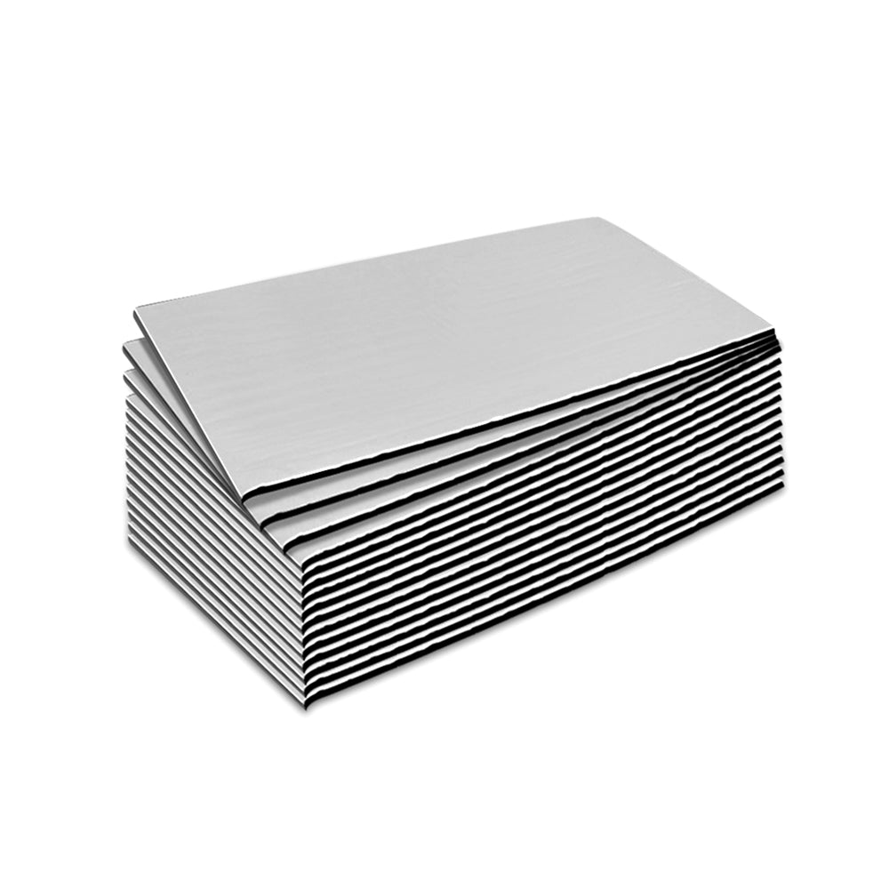 Weisshorn 20sq/ft Car Sound Deadener Butyl Heat Proof Insulation Noise Deadening