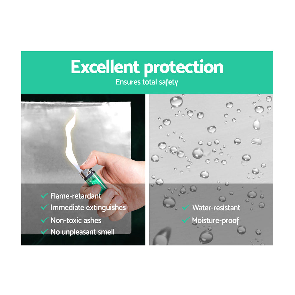 Weisshorn 20sq/ft Car Sound Deadener Butyl Heat Proof Insulation Noise Deadening