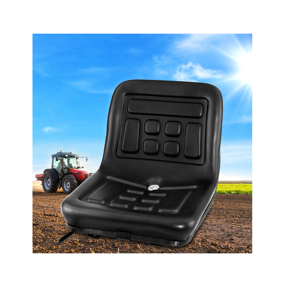 Giantz Tractor Seat Forklift Excavator Bulldozer Universal Suspension Backrest Truck Chair